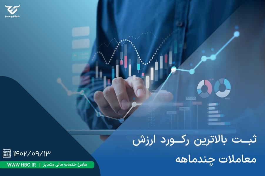 ثبت بالاترین رکورد ارزش معاملات چندماهه